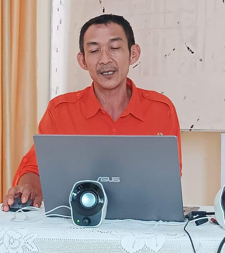 Keterangan foto:Ketua PPS Denai Kuala Kabupaten Deli Serdang diduga kurupsi biaya operasional KPPS pada Pemilu serentak 2024