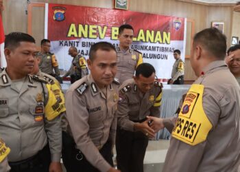 Simalungun Pimpin ANEV Bulanan Kanit Binmas Dan Bhabinkamtibmas