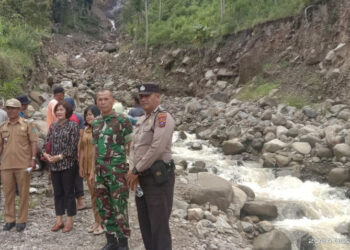 Forkopimca Kecamatan Haranggaol Horison Verifikasi Lapangan Penanganan Dampak Banjir Bandang