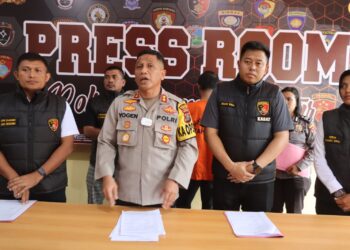 Polres Pematang Siantar Gelar Konferensi Pers Ungkap Pelaku Tindak Pidana Perbuatan Cabul Dibawah Umur