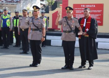 Kapolresta Deli Serdang Pimpin Sertijab Kabag SDM dari Kompol Slamet Riyadi Kepada Kompol M. Nainggolan