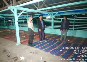 Gerak Cepat Polsek Saribudolok Cek Lapak Judi di Purbatua