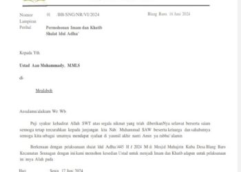 Masjid Muhajirin Nagan Raya Besok Laksanakan Shalat Idul Adha, Ketua Pemuda Muhammadiyah Aceh Barat jadi Khatib