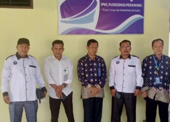 Ketua LAN Siak, Amrizal Berkunjung Ke IPWL Puskesmas Tualang