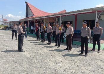 Personel Polres Simalungun Fasilitasi Audensi Antara GMKI dan Lapas Kelas IIA Pematangsiantar