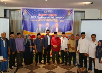 DPD NasDem Aceh Tengah Belum Putuskan Mendukung Salah Satu Paslon Untuk Bupati Aceh Tengah