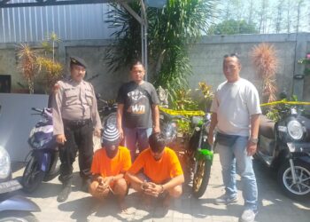 Dua Pelaku Curanmor Diamankan Polsek Denpasar Timur