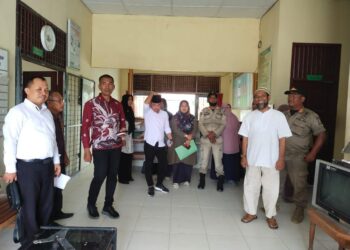 Silaturahmi Satpol PP dan WH Aceh Timur ke Kantor Camat Birem Bayeun