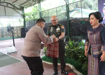 Kapolres Simalungun Hadiri Pisah Sambut Danrindam I/Bukit Barisan Berlangsung Khidmat