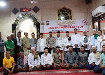 Doa Bersama Personil Polresta Denpasar Dalam Rangka HUT Bhayangkara ke-78