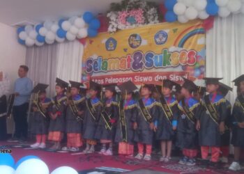 Pelepasan PAUD Melati Angkatan ke-14 Tahun Ajaran 2023/2024 Berlangsung Dengan Meriah