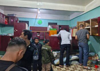 Cegah Gangguan Keamanan Dan Ketertiban, Lapas Narkotika Kelas IIA Pematangsiantar Melaksanakan Razia Insidentil