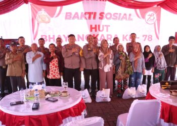 Polres Simalungun Gelar Pembagian Bantuan Sosial Serentak dalam Rangka Hari Bhayangkara ke-78, 800 Paket Dibagikan