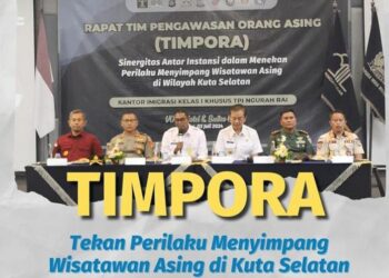 Perkuat Sinergitas Tekan Perilaku Menyimpang Wisatawan Asing, Imigrasi Ngurah Rai Gelar Rapat TIMPORA