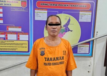 Komitmen Polri Berantas 303,Polsek Tanah Jawa Resor Simalungun Tangkap Pelaku Judi Kim Hongkong di Warung Tuak