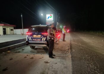 Sat Lantas Polres Simalungun Gelar Blue Light Patrol Antisipasi Kejahatan Jalanan dan Tekan Angka Kecelakaan