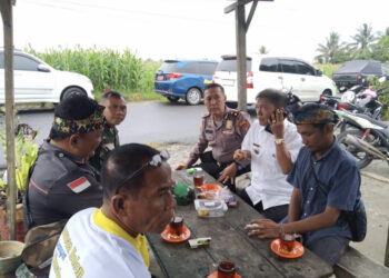 Mewakili Kapolres Simalungun Kapolsek Tanah Jawa Hadiri Marharoan Bolon di Hutabayu Raja