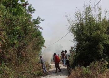 Pangulu Nagori Dolok Saribu Gotong Royong Bersama Warga dan Perangkat