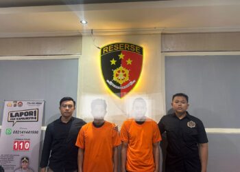 Dua Pelaku Pencurian Pipa Tembaga AC Berhasil Dibekuk