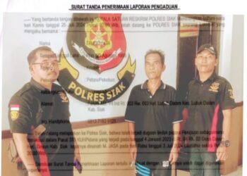Diduga Jual Tanah Bermasalah LSM PENJARA Laporkan M Jasa ke Polres Siak