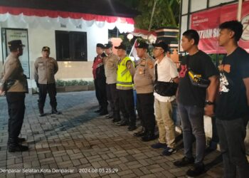Kapolsek Benoa Pimpin Langsung Patroli Sampai Dini Hari