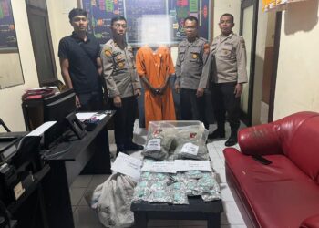 Kepergok Saat Mengangkut Barang Curian, Pelaku Curat Diamankan Polisi