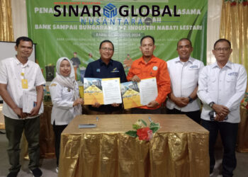 PT.Industri Nabati Lestari Teken MoU Dengan Bank Sampah Bungaran,Rumuskan 2 Poin Penting Sebagai Wujud Kepedulian Lingkungan