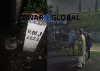 Petugas Jamal Perumnas Mandala Medan Gagalkan Aksi Pencurian Tiang WIFI, Diduga Pelaku Mantan Polisi