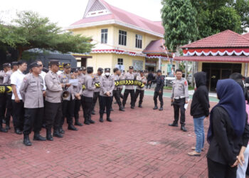 Polres Simalungun Gelar Pelatihan Sispam Kota Kontijensi Jelang Pemilihan Kepala Daerah Serentak 2024