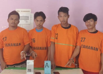 Polsek Perdagangan Resor Simalungun Berhasil Meringkus Komplotan Spesialis Pencurian HP, Modus Pemilik Lengah