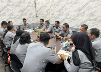 Menuju Era Baru bersama Menkumham Baru, Jajaran Lapas Pematangsiantar Turut Dalam Apel Pagi Bersama