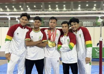 Kontingen Riau Juara Umum Cabang Senam Artistik di PON 2024