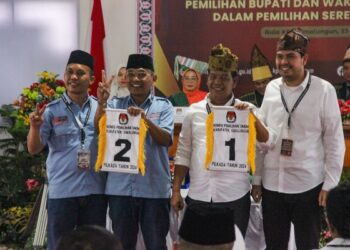 Pencabutan Nomor Urut Calon Bupati dan Wakil Bupati Simalungun Telah Resmi Ditetapkan