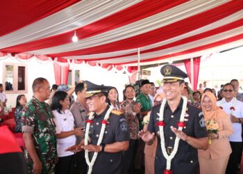 Haru Biru Warnai Acara Pisah Sambut Kepala Lapas Pematang Siantar.