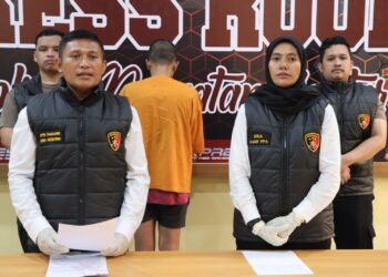 Sat Reskrim Polres Pematangsiantar Press release Kasus Percabulan