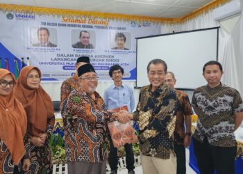 Asesor BAN-PT Lakukan Asesment Lapangan Perguruan Tinggi Ummah Aceh