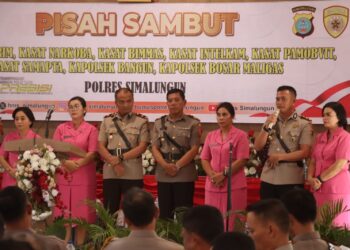 Pisah Sambut Pejabat Polres Simalungun: Kapolres AKBP Choky Sentosa Meliala Tekankan Pentingnya Sinergitas TNI-Polri