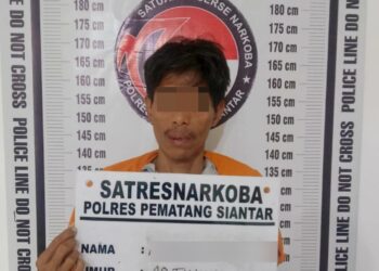 Miliki Sabu 1,43 Gram ,Sat Resnarkoba Polres Pematangsiantar Amankan Pria di Jalan Nagur