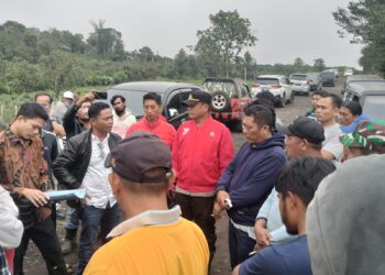 Portal di Hoppoan Saribudolok Resahkan Warga,Polres Simalungun Lakukan Langkah Humanis 
