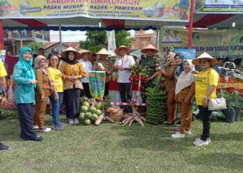Kapolsek Bangun Hadiri Pasar Tani dan Bazar Pangan Simalungun 2024: Dorong Ekonomi Lokal dan Kesejahteraan Petani