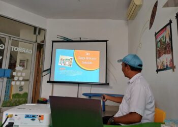 Pentingnya Pelindungan Anak,Kiddos English School Gelar Sosialisasi Kebencanaan Gempa Bumi, Ikhwan Jadi Narasumber