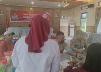 Setetes Darah, Sejuta Harapan: Polres Simalungun Gelar Donor Darah di HUT ke-73 Humas Polri