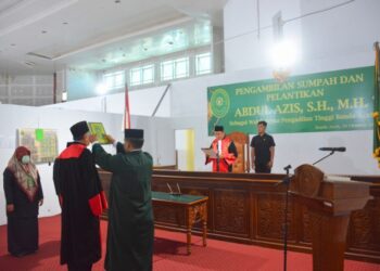 Abdul Azis Resmi Dilantik Sebagai WKPT Banda Aceh