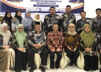 Asesor Lamemba Lakukan Asesment Lapangan Akreditasi Program Studi Manajemen Universitas Muhammadiyah Mahakarya Aceh