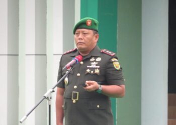 Peringati Hari Juang TNI AD, Kodim 0402/OKI Laksanakan Upacara