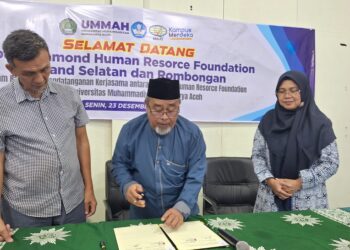 Perluas Jaringan Kerjasama Internasional, UMMAH Tandatangani MoU dengan Diamond Human Resource Foundation Thailand