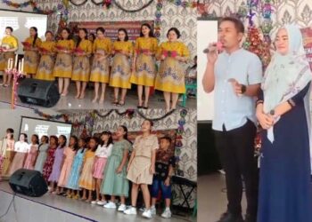 “Jangan Sentuh Dosa”Konsep Perayaan Natal SDN 097338 Parbeokan Luar Biasa,Kehadiran Bang RN Semakin Hidupkan Suasana