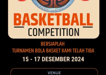 Ketua Perbasi Siak Sujarwo, SM Ajak Pemuda-Pemudi Kabupaten Siak Ikuti Competisi Basket Ball Di Venue Gor Tualang