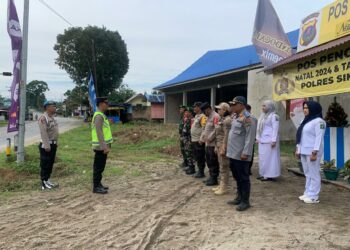 Polres Simalungun Siap Amankan Arus Lalu Lintas Jelang Natal dan Tahun Baru, Pos Pam III Sampuran Bersiaga