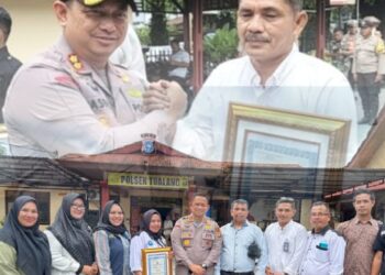 AKBP Asep Sujarwadi Sebagai Kapolres Siak, Berikan Penghargaan Kepada Tiga Mitra Polres Siak